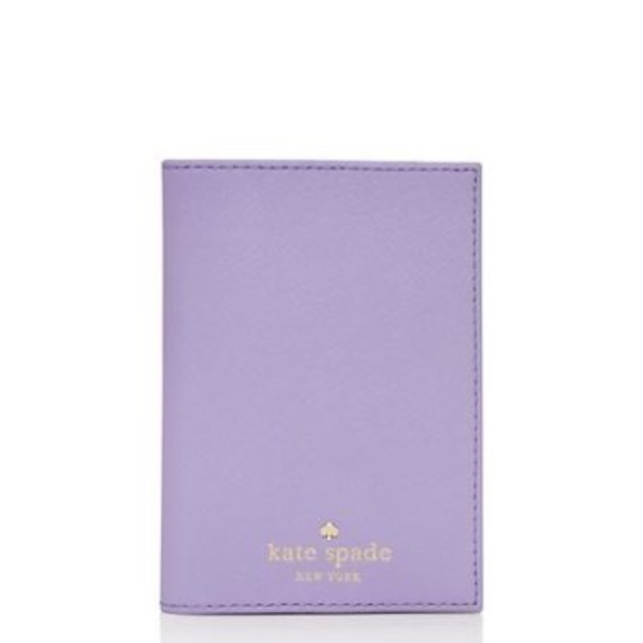 kate spade Accessories - Kate Spade Lavender Passport Holder RARE Purple